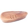 MAHOGONY WOOD SOAP DISH – OVAL